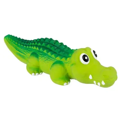 hondenspeelgoed Latex Crocodylus ca. L 20 x B 6 x H 5 cm bij Bitiba