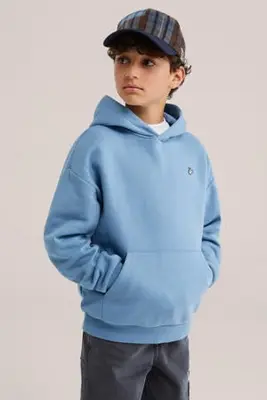 hoodie - blauw bij Wehkamp