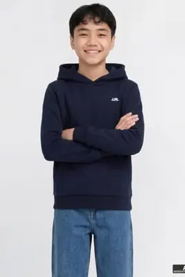 hoodie donkerblauw bij Wehkamp