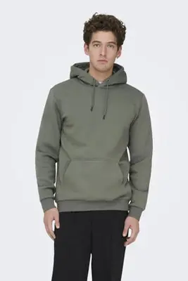 hoodie grijsgroen bij Wehkamp