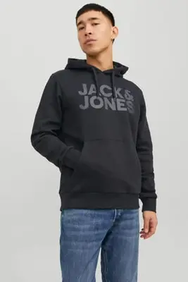 hoodie zwart bij Wehkamp