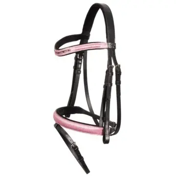 Hoofdstel Harry's Horse Diva Mauvewood Zwart bij Equidrome