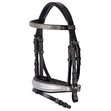 Hoofdstel Harry's Horse Diva Stella Zwart bij Equidrome