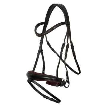 Hoofdstel Imperial Riding Fria Burgundy Cob bij Equidrome