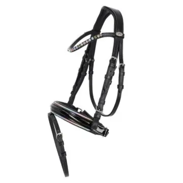 Hoofdstel QHP Isalyn Black bij Equidrome