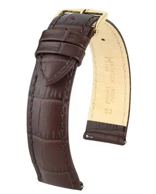 Horlogeband Duke M van leer 18 mm 01028110-1 bij Siebel Juweliers