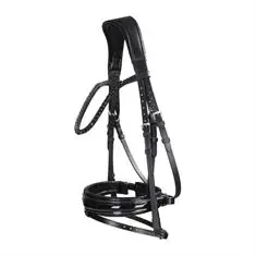 HORSEGEAR HOOFDSTEL HGLE NOIR Zwart bij De Kroo Ruitersport