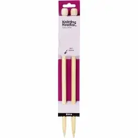 Houten bamboe breinaalden 12mm 35cm 1 paar bij Creaknutselen