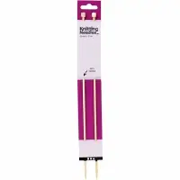 Houten bamboe breinaalden 4,5mm 35cm 1 paar bij Creaknutselen
