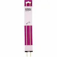 Houten bamboe breinaalden 4mm 35cm 1 paar bij Creaknutselen