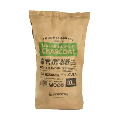 Houtskool marabu 10kg bij BBQkopen.nl