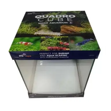 HS Aqua Aquarium Volglas Quadro Cube No 3 30x30x35cm bij Coral and Fish Store