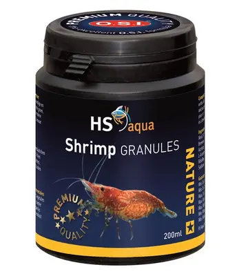 HS AQUA SHRIMP FOOD GRANULES 200 ML bij RebbiesFish