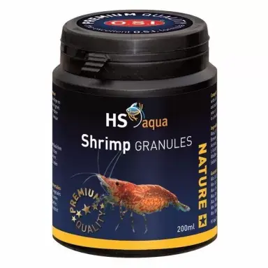 Hs Aqua Shrimp Food Granules 200ml bij Coral and Fish Store