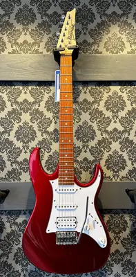 Ibanez GRX40-CA Candy Apple Red bij Rock City Guitar Shop