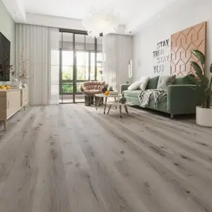 ICON Floors 26 Zacht Eiken Grijs SPC Rigid Click PVC vloer - 5.2/0.55 x 228 x 1524mm - 2.78m2 - met geïntegreerde ondervloer bij Kwaliteitparket