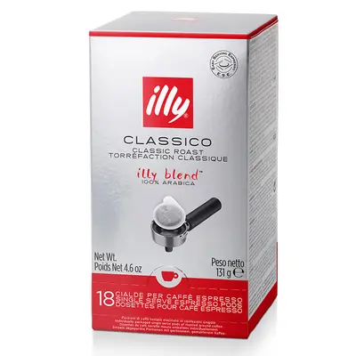 Illy Classico Servings 18 stuks monodose bij Koffiewarenhuis