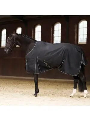 Imperial Riding Winterdeken 200gr Losse Hals Zwart bij Ruiterstad
