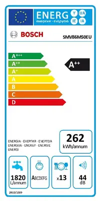 Inbouw vaatwasser Bosch SMV86M50EU bij Witgoed Service C.C.