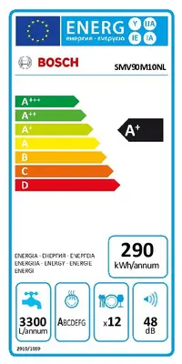 Inbouw vaatwasser Bosch SMV90M10NL bij Witgoed Service C.C.