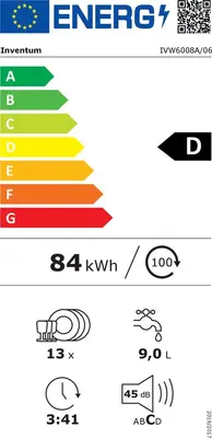 Inbouw vaatwasser Inventum IVW6008A bij Witgoed Service C.C.
