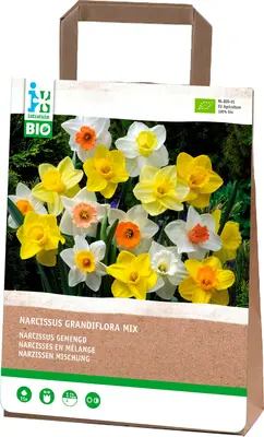 Intratuin biologische Bloembollen Narcis (Narcissus grandiflora) gemengd 15 stuks bij Intratuin