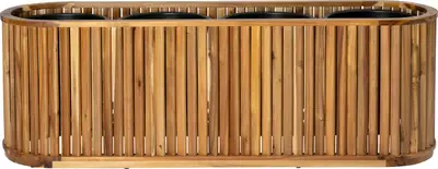 Intratuin plantenbak Lattes naturel 150 x 40 x 50 cm bij Intratuin