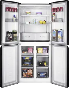 Inventum SKV4180B Amerikaanse Koelkast bij EP (Electronic Partner)