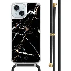 iPhone 15 hoesje met zwart koord bij Casimoda