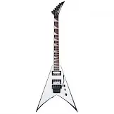 Jackson JS Series King V JS 32 / JS32 White with Black Bevels Elektrische Gitaar bij Meibergen (Almelo)