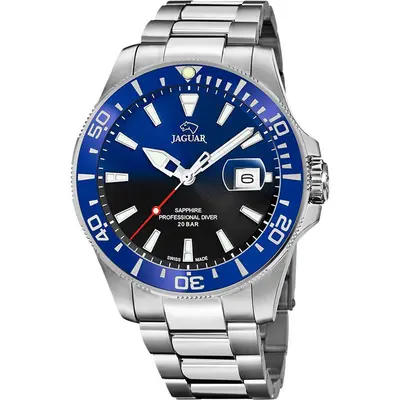 Jaguar Executive Duikhorloge J860-5 Blauw bij JuweliersWebshop