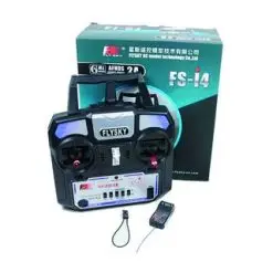 JAMARA QZ 4 Kanaals FS-i4 2.4GHz zender met ontvanger [JA061179] bij Quartel Modelbouw
