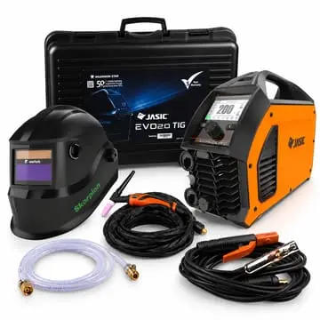 Jasic EVO20 TIG 200P AC/DC PFC LCD lasapparaat 200A 230V bij Kippers Rijssen