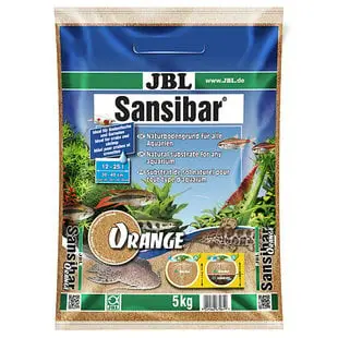 JBL Sansibar Orange 5 kg, fijne oranje bodemgrond bij Aquaplantsonline