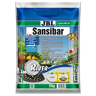 JBL Sansibar River 5 kg, fijne lichte met zwarte steentjes bodemgrond bij Aquaplantsonline