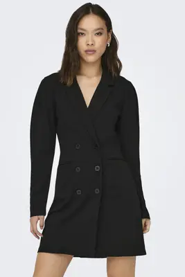 JDYCATIA ELSA L/S BLAZER DRESS NL J 15343404 BLACK bij Sans