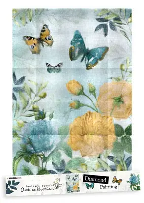 Jenine's Mindful Art Collection - New Awakening - Diamond Painting Butterflies & Flowers (A3 size) bij HobbyVision