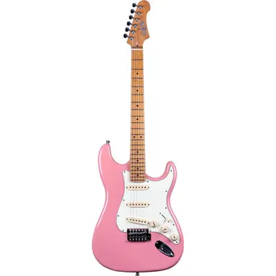 Jet JS-300 BGD ST-Style Elektrische Gitaar Pink bij VDS Instrumenten