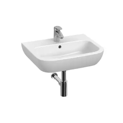 Jika Deep - Wastafel 60x45 cm, met overloop, kraangat, wit H8103680001041 bij Sanitino