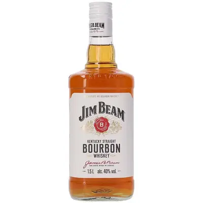 Jim Beam White Kentucky Straight Bourbon Whiskey 150 cl bij Dirck3 (Dirck III)