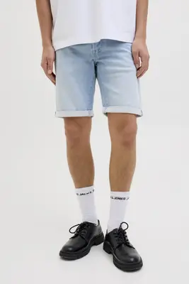 JJIRICK JJICON I.K. SHORTS GE 118 S 12269609 BLUE DENIM bij Sans