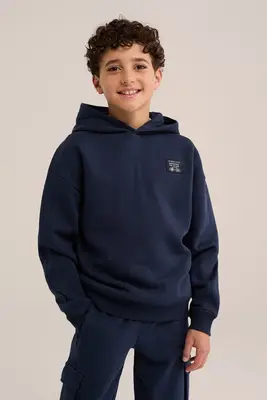 Jongens hoodie met mouwdetail bij WE Fashion