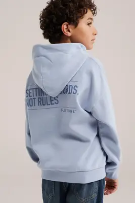 Jongens relaxed fit hoodie met print - THE ULTRA SOFT HOODIE bij WE Fashion