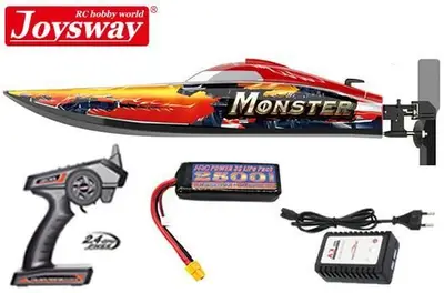 JOYSWAY BOOT MONSTER BRUSHLESS 55KM bij Wouters Modelbouw