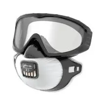 JSP Filterspec Pro P3 stofmasker met bril bij Coolsafety