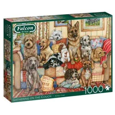 Jumbo Falcon: Gathering on the Couch (1000 stukjes) - Puzzel bij De Spelletjes Vrienden