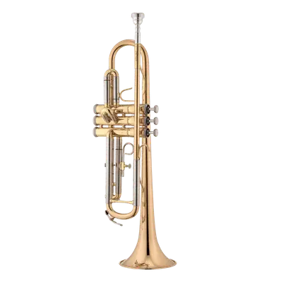 Jupiter JTR700RQ Trompet Goudmsseing, gelakt bij Music All In