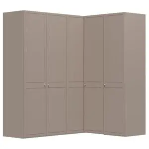 Jutzler Chalet Nougat 90° Hoek Kledingkast 5 Deurs bij Furnea
