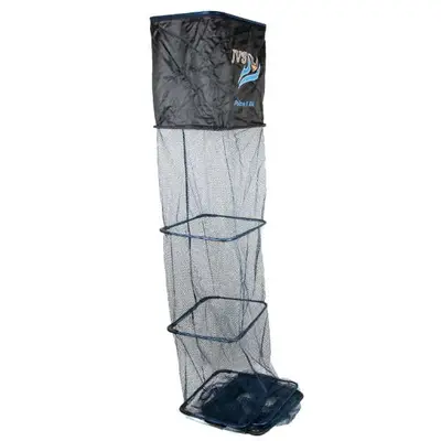 JVS Pro-Zone Gummi Keepnet Square | Leefnet | 3m | incl. Leefnettas bij Raven Hengelsport