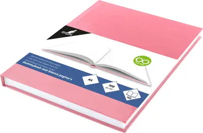 Kangaro dummy schetsboek - A5 - roze bij Pipoos